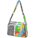 Clip Art Brain Halves Front Pocket Crossbody Bag View1