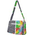 Clip Art Brain Halves Front Pocket Crossbody Bag View2