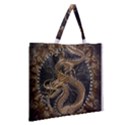 Dragon Pentagram Zipper Large Tote Bag View2