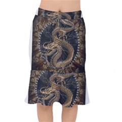 Dragon Pentagram Short Mermaid Skirt by Sapixe