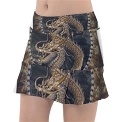 Dragon Pentagram Classic Tennis Skirt by Sapixe