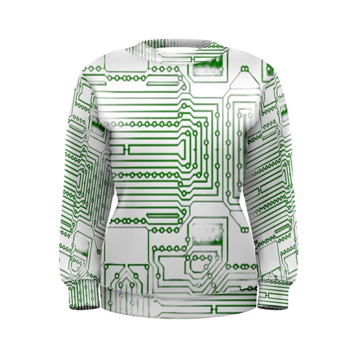 Circuit Board Women s Sweatshirt