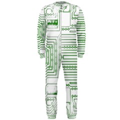 Circuit Board Onepiece Jumpsuit (men)