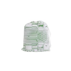 Circuit Board Drawstring Pouch (xs) by Sapixe