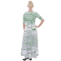 Circuit Board Half Sleeves Maxi Dress View2