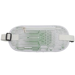 Circuit Board Rounded Waist Pouch by Sapixe