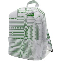 Circuit Board Zip Up Backpack by Sapixe