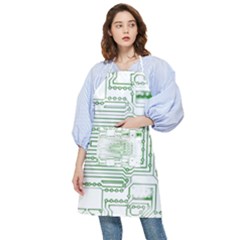 Circuit Board Pocket Apron by Sapixe