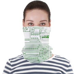 Circuit Board Face Seamless Bandana (adult) by Sapixe