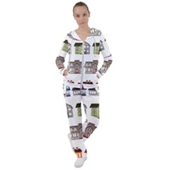 Houses Women s Tracksuit by Sapixe