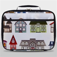 Houses Full Print Lunch Bag by Sapixe