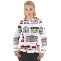 Houses Women s Overhead Hoodie