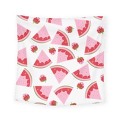 Pink Watermeloon Square Tapestry (small)