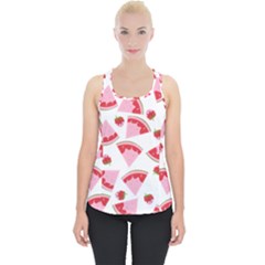 Pink Watermeloon Piece Up Tank Top by Sapixe