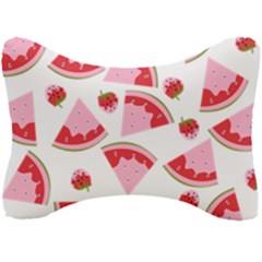 Pink Watermeloon Seat Head Rest Cushion by Sapixe