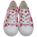 Pink Watermeloon Kids  Low Top Canvas Sneakers View1