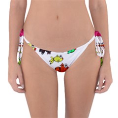 Fish Fishes Marine Life Swimming Water Reversible Bikini Bottom by Sapixe