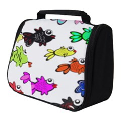 Fish Fishes Marine Life Swimming Water Full Print Travel Pouch (small) by Sapixe