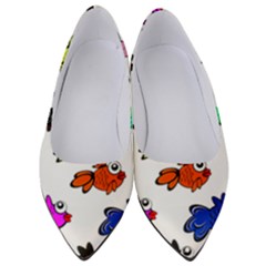 Fish Fishes Marine Life Swimming Water Women s Low Heels by Sapixe