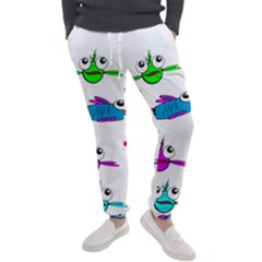 Fish Swim Cartoon Funnycute Men s Jogger Sweatpants by Sapixe