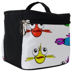 Fish Swim Cartoon Funnycute Make Up Travel Bag (big) by Sapixe