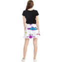 Fish Swim Cartoon Funnycute Waistband Skirt View2