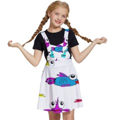 Fish Swim Cartoon Funnycute Kids  Apron Dress