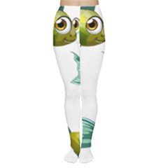 Fish Vector Green Tights