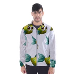 Fish Vector Green Men s Windbreaker