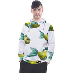 Fish Vector Green Men s Pullover Hoodie