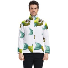 Fish Vector Green Men s Bomber Jacket