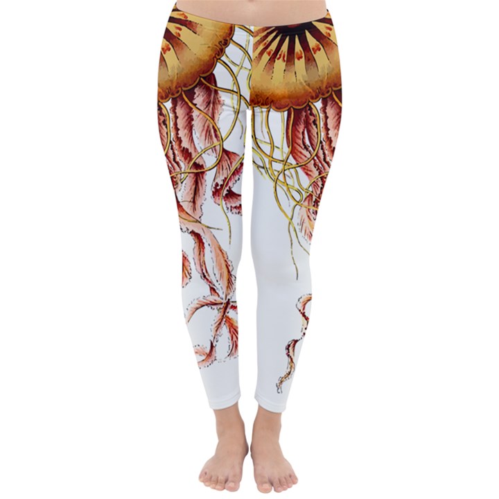 Animal Art Forms In Nature Jellyfish Classic Winter Leggings