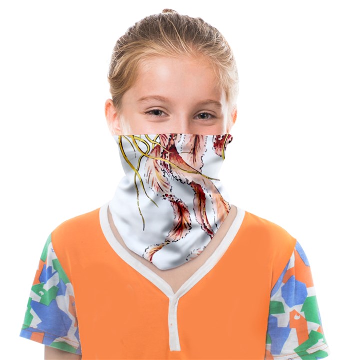 Animal Art Forms In Nature Jellyfish Face Covering Bandana (Kids)