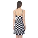 Black And White Chess Checkered Spatial 3d Camis Nightgown  View2