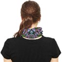 Tropical Blooming Forest With Decorative Flowers Mandala Face Covering Bandana (Two Sides) View2