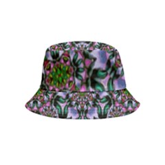 Tropical Blooming Forest With Decorative Flowers Mandala Bucket Hat (kids) by pepitasart