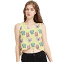 Animals V-Neck Cropped Tank Top View1