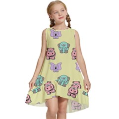 Animals Kids  Frill Swing Dress