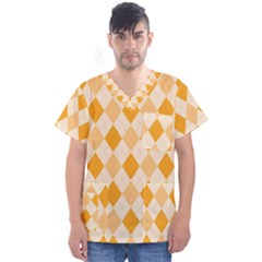 Argyle Men s V-neck Scrub Top