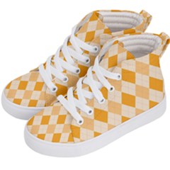 Argyle Kids  Hi-top Skate Sneakers by nateshop