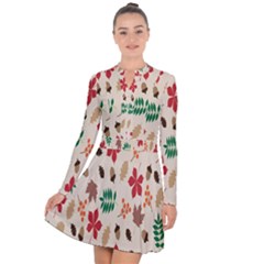 Autumn Long Sleeve Panel Dress