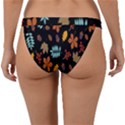 Autumn-flower Band Bikini Bottom View2