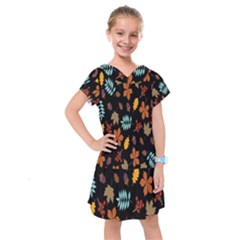 Autumn-flower Kids  Drop Waist Dress by nateshop