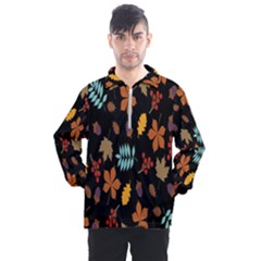 Autumn-flower Men s Half Zip Pullover by nateshop