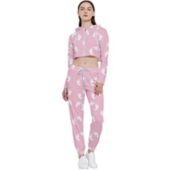 Baby Cropped Zip Up Lounge Set by nateshop