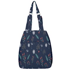 Background-flower Center Zip Backpack by nateshop