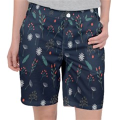 Background-flower Pocket Shorts by nateshop