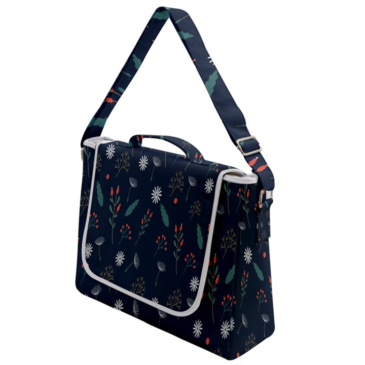 Background-flower Box Up Messenger Bag