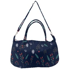 Background-flower Removal Strap Handbag by nateshop