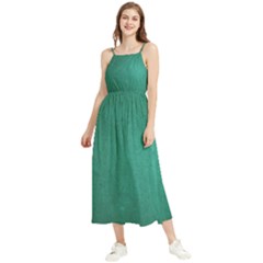 Background-green Boho Sleeveless Summer Dress by nateshop